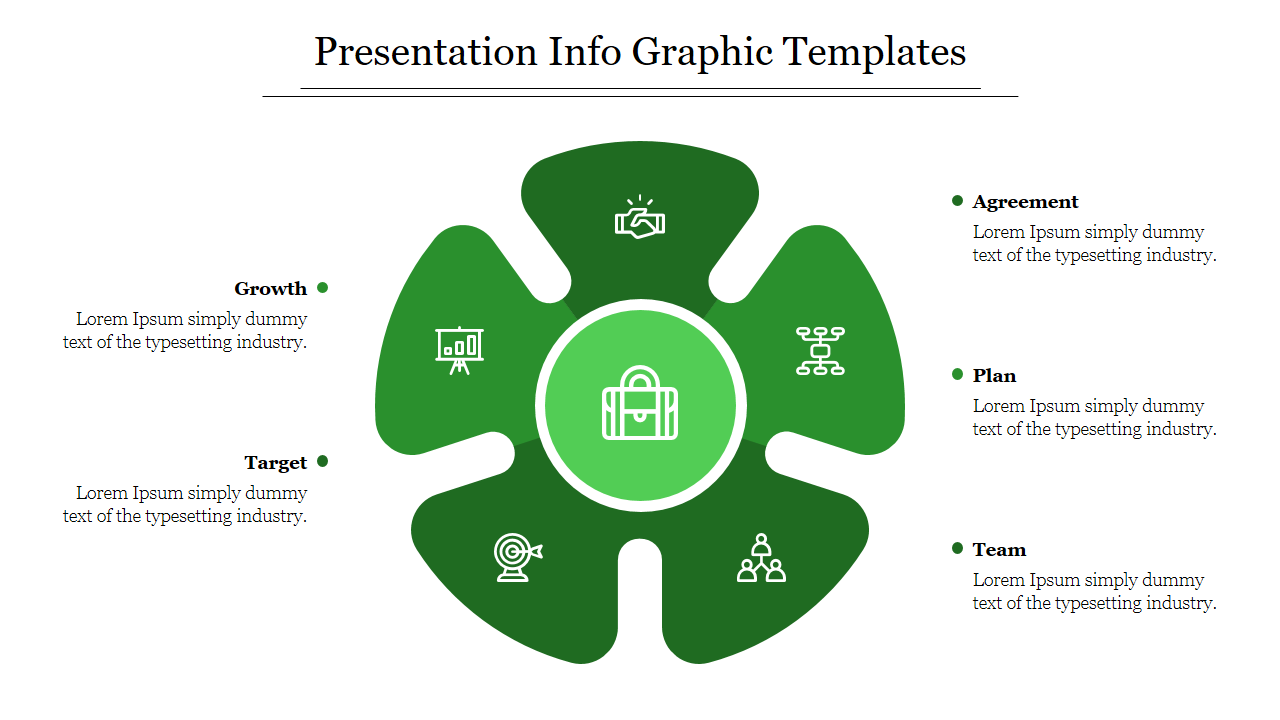 Presentation Infographic Templates-5-Green